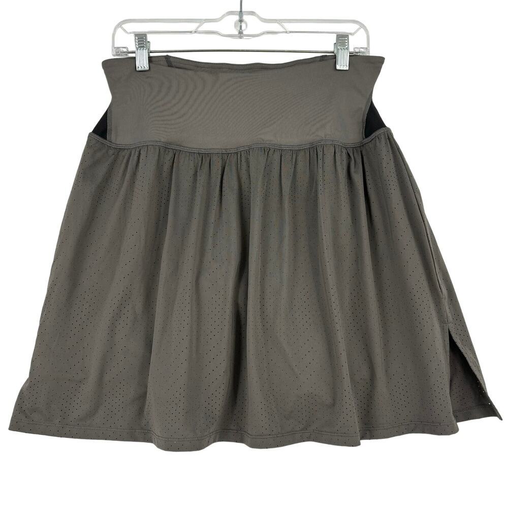 Copper Life Skort Size XL Back Support Gray Black Lined Skirt‎ by Tommie Copper